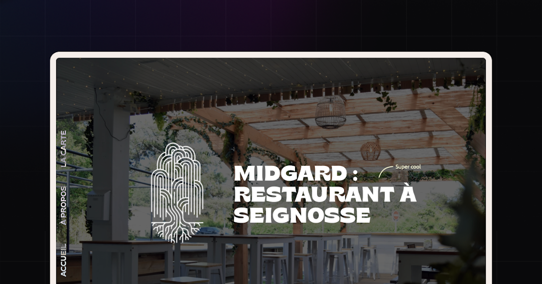 Midgard : Restaurant chill